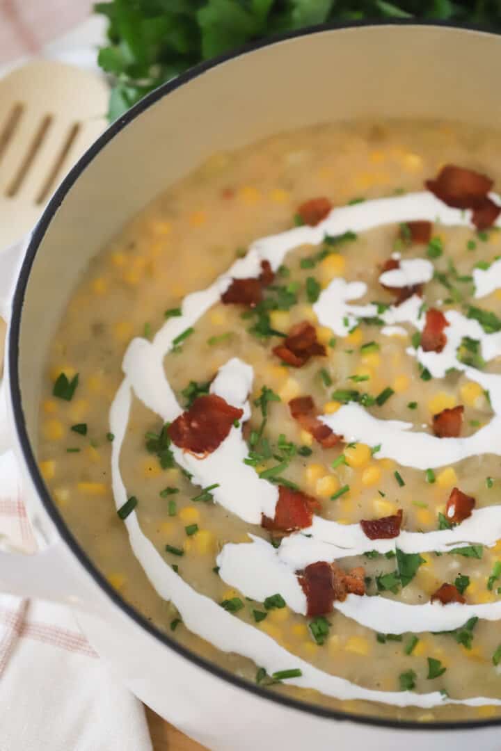 Potato Corn Chowder Recipe - The Carefree Kitchen