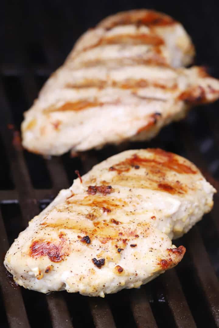 Garlic Parmesan Grilled Chicken - The Carefree Kitchen