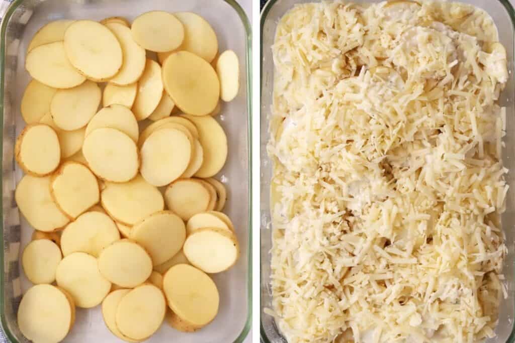 scalloped potatoes with gruyere cheese on top, scalloped potatoes gruyere, gruyere cheese scalloped potatoes.
