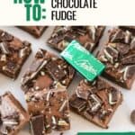 How to make Andes Mint Chocolate Fudge in the microwave