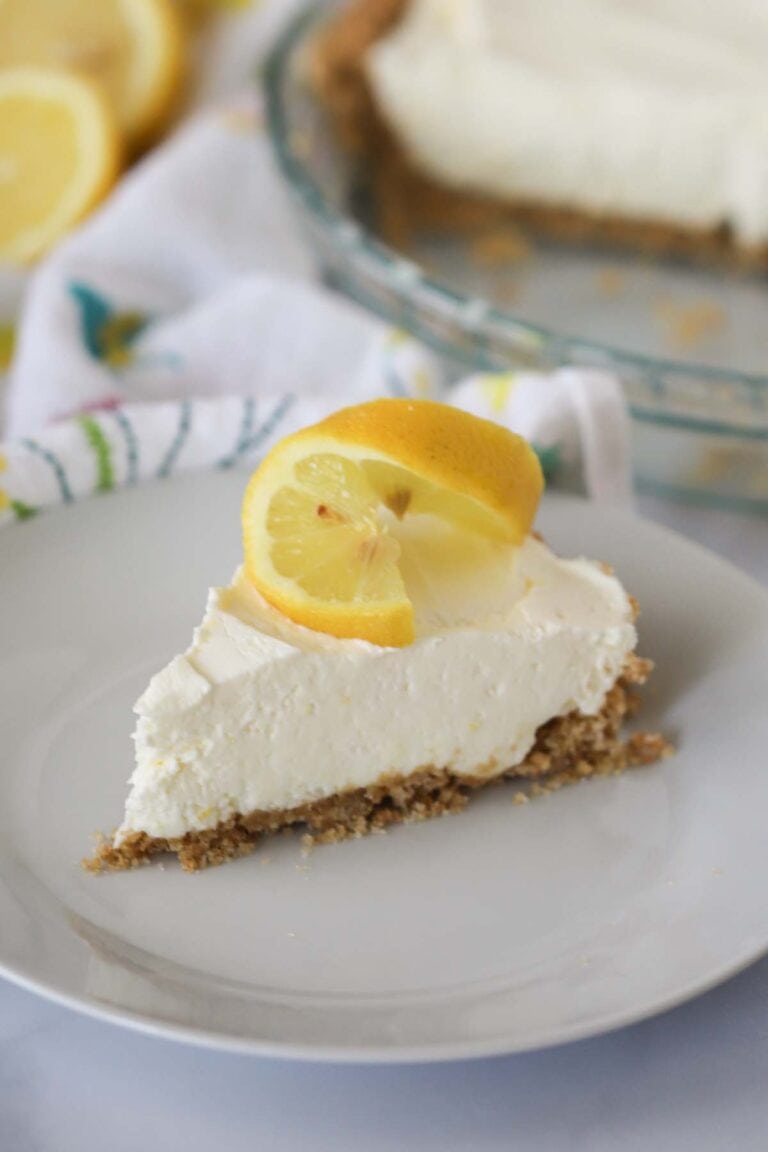 No Bake Lemon Cheesecake Recipe - The Carefree Kitchen