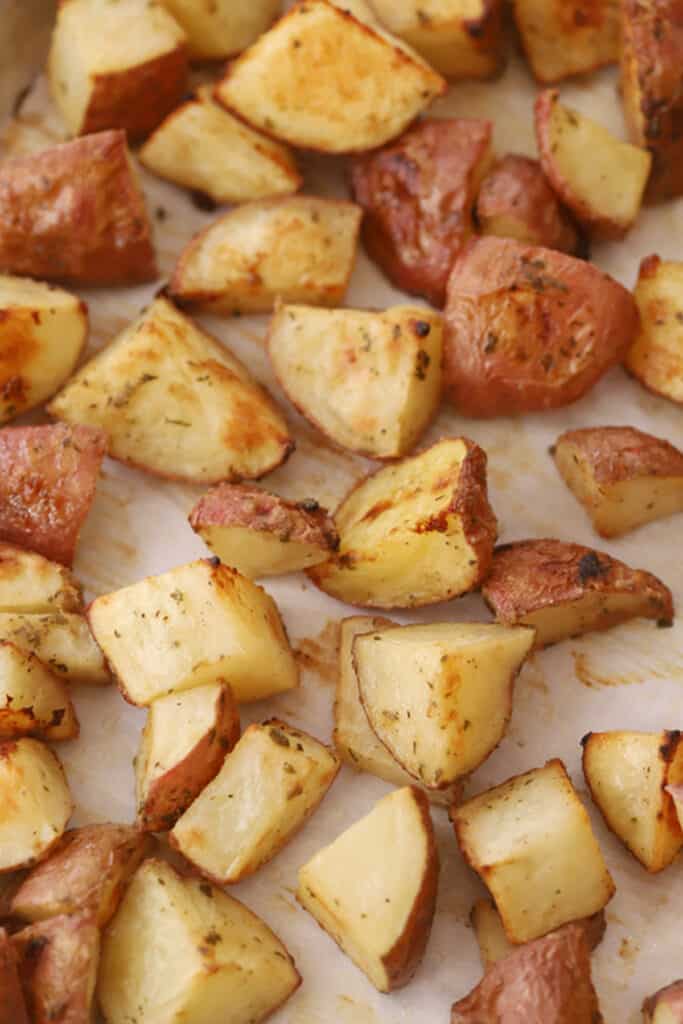 Roasted Red Potatoes Recipe {Oven Baked with Crispy Skin}