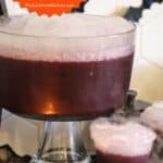 how to make Purple Witch Punch recipe, halloween punch recipe