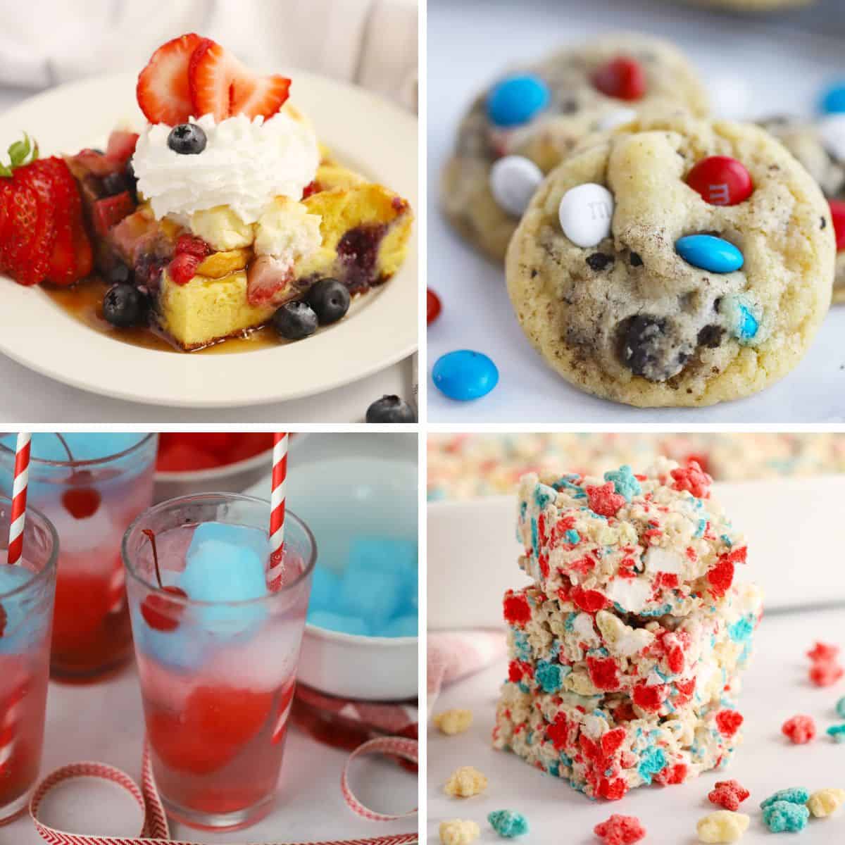 Red, White, and Blue Recipes - The Carefree Kitchen