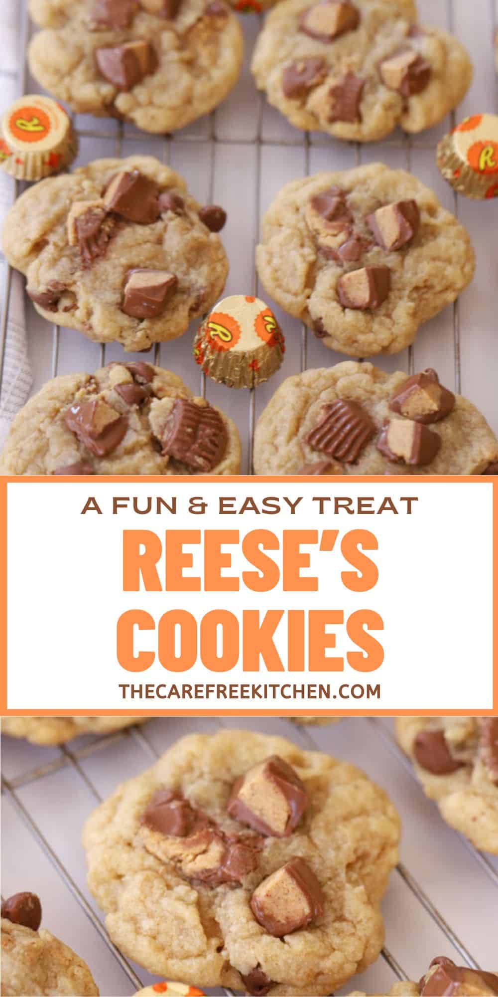 Reeses Cookies Recipe - The Carefree Kitchen