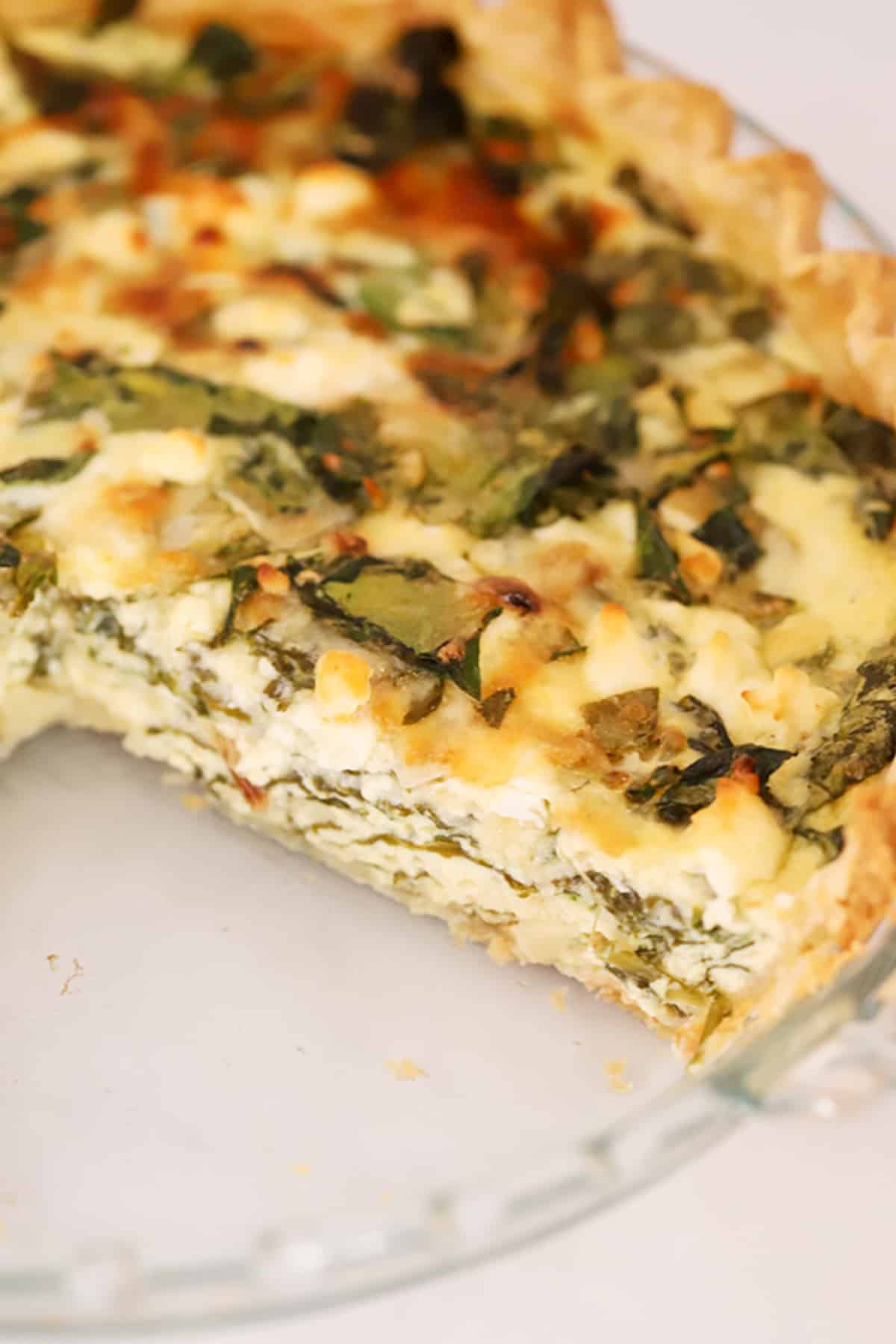 Spinach Feta Quiche Recipe The Carefree Kitchen   Spinach And Feta Quiche F 