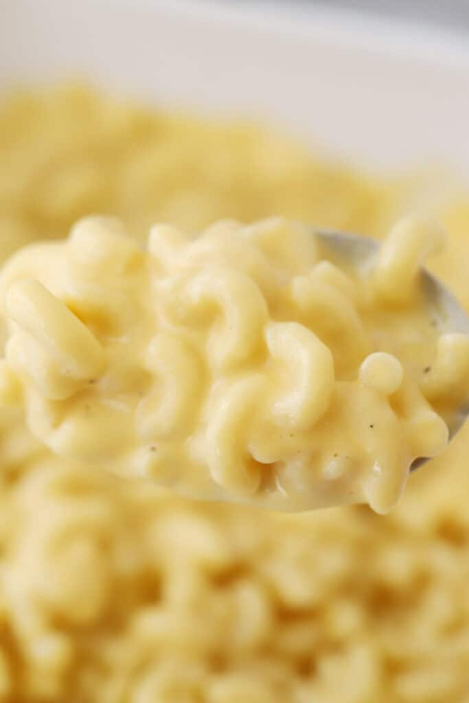 mac and cheese made on the stovetop, Creamy homemade mac and cheese.