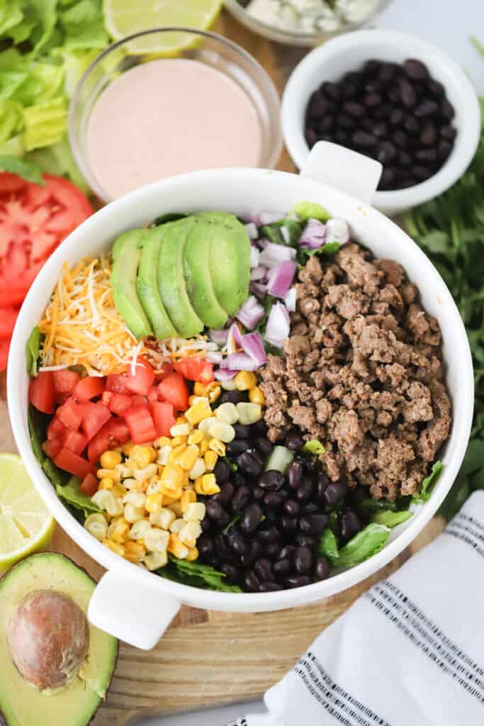 how to make the best taco salad recipe. 