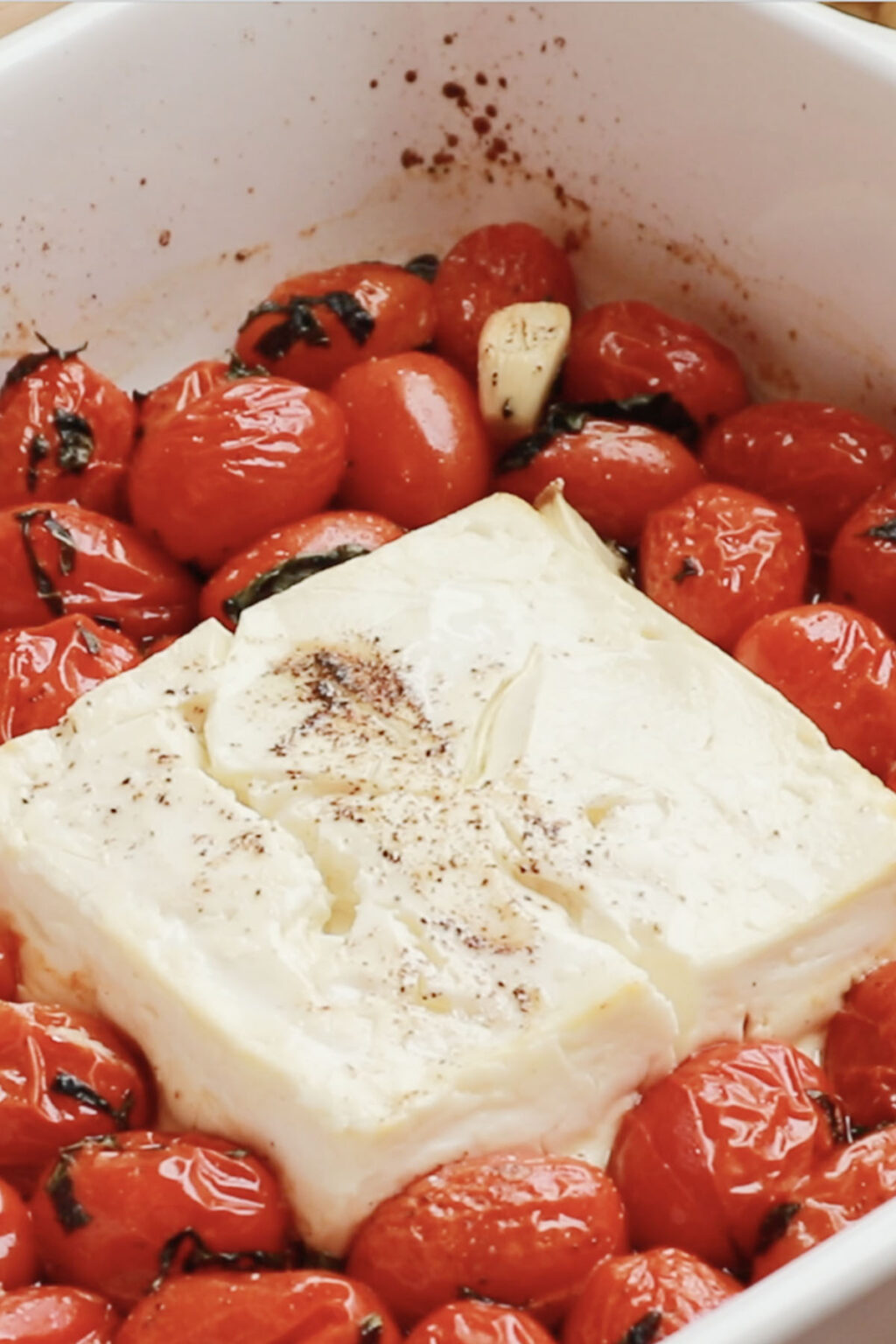 Tomato Feta Pasta Recipe Recipe {Baked} The Carefree Kitchen