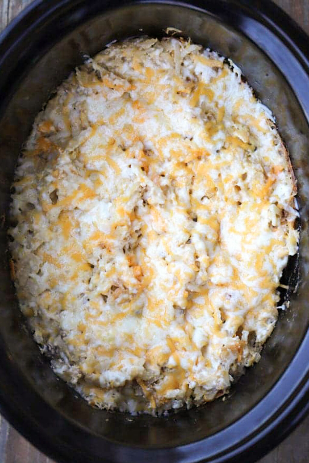 Crockpot Cheesy Potatoes - The Carefree Kitchen