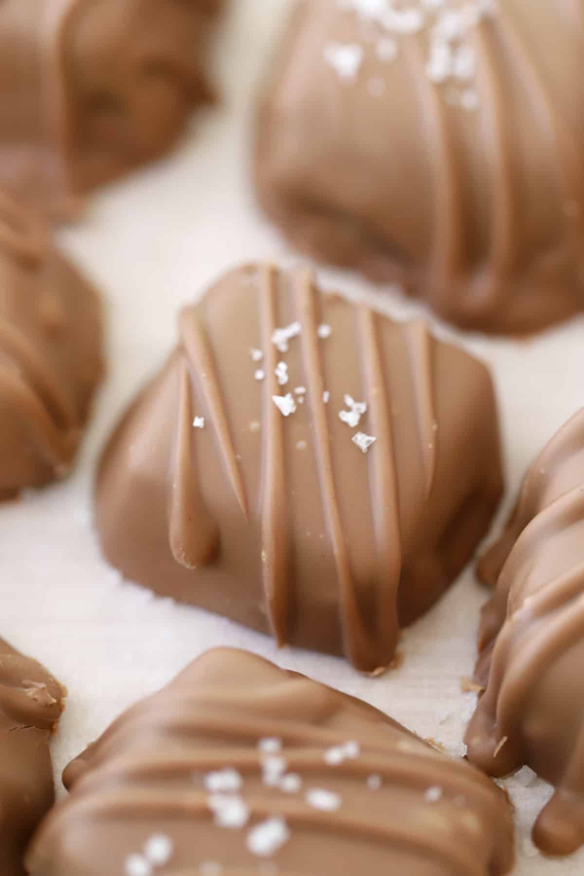 Chocolate Covered Caramel Candy - The Carefree Kitchen