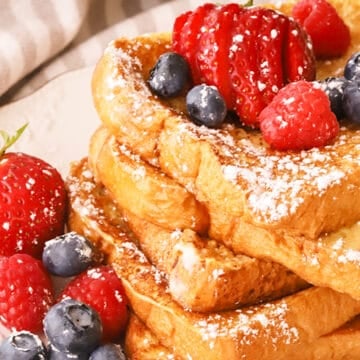 Classic french toast.