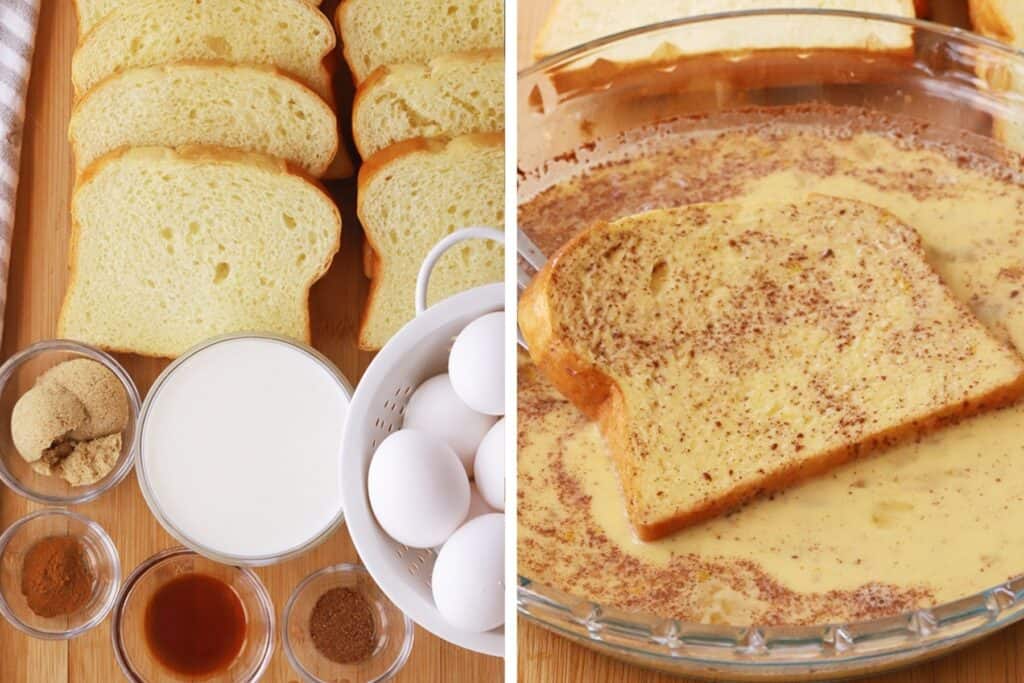 How to make classic american french toast, one of the best fluffy french toast recipes.