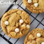 best fall Pumpkin Cookies with White Chocolate Chips