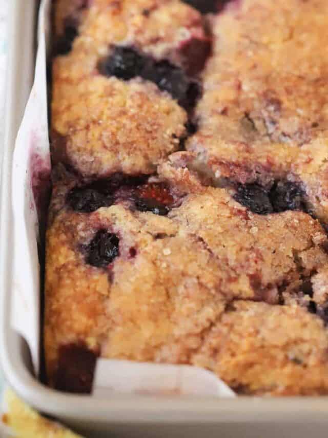 Mixed Berry Coffee Cake Story