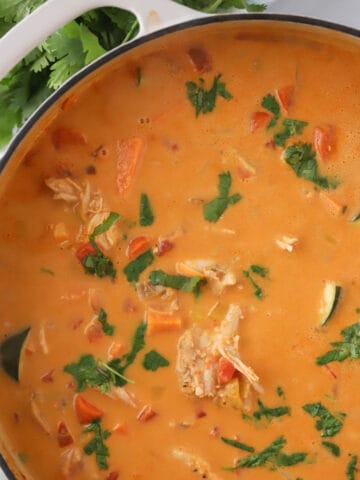how to make chicken curry coconut soup recipe