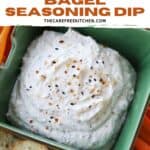 How to make the best Everything Bagel Seasoning Dip for a delicious appetizer