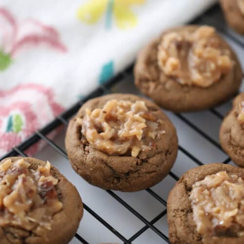 German Chocolate Cookies Recipe - The Carefree Kitchen