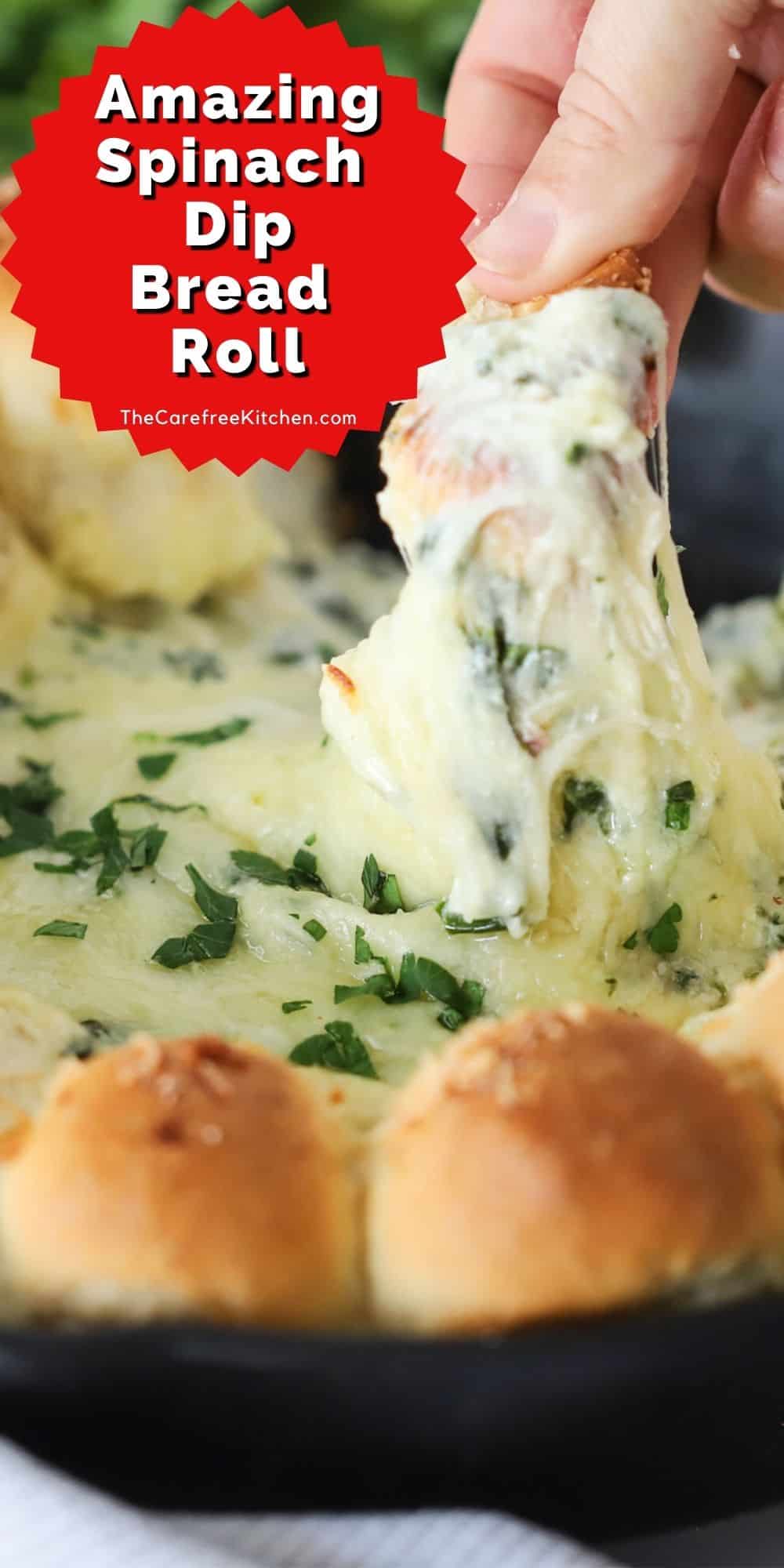 Spinach Dip Bread Ring The Carefree Kitchen