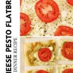 How to make the best Three Cheese Pesto Flatbread for a fun dinner