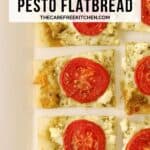 How to make some delicious 3 Cheese Pesto Flatbread from scratch at home