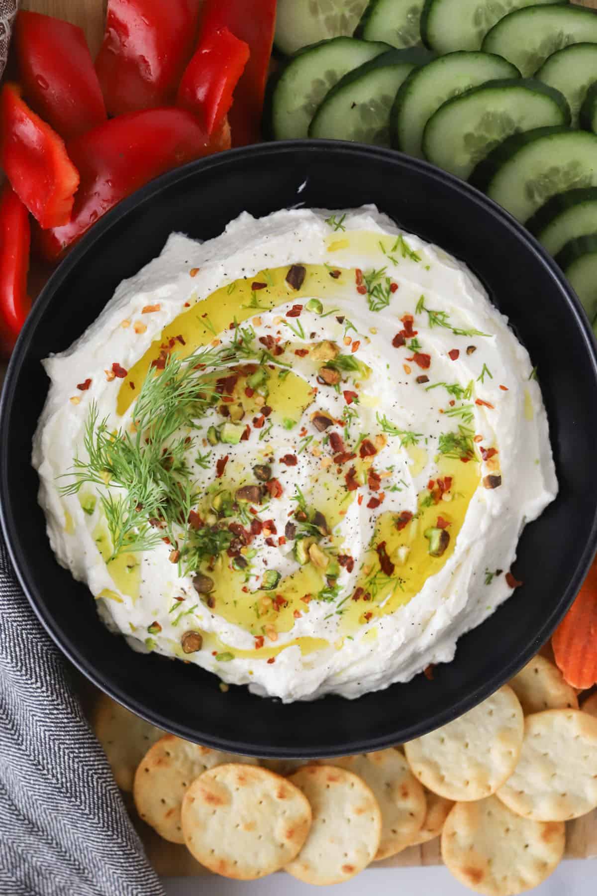 Whipped Feta Dip Recipe - The Carefree Kitchen