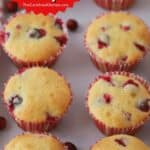 how to make orange cranberry holiday muffin recipe.