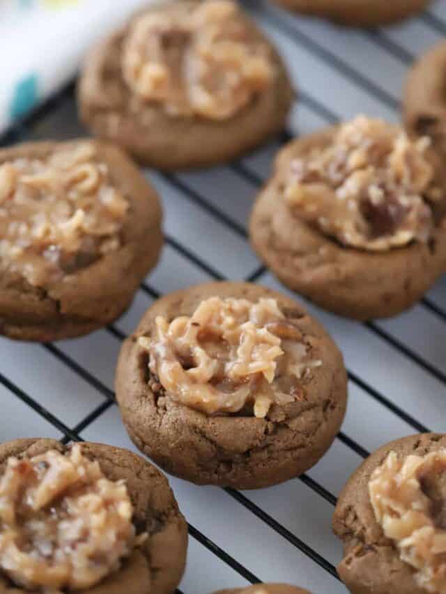 Soft and Chewy German Chocolate Cookies Story