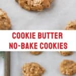 how to make homemade no bake cookie butter oatmeal cookies
