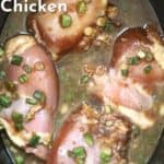 how to make slow cooker teriyaki chicken recipe, easy chicken dinner.