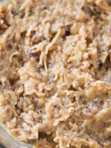 how to make German Chocolate Coconut carmel Topping recipe