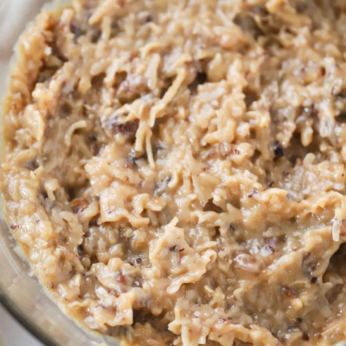 Easy German Chocolate Frosting - The Carefree Kitchen