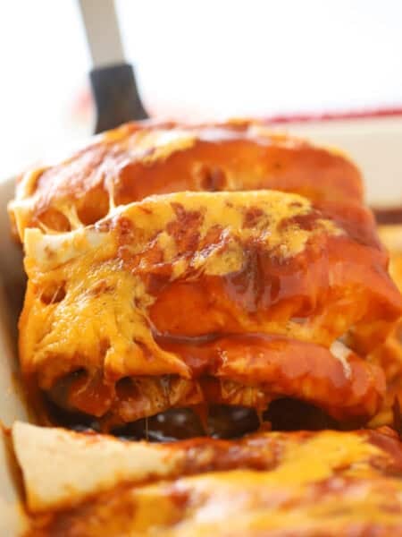 easy red chicken enchilada recipe