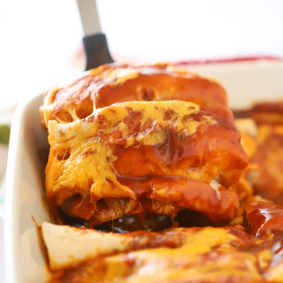 easy red chicken enchilada recipe