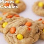 amazing peanut butter reese's pieces cookies recipe.