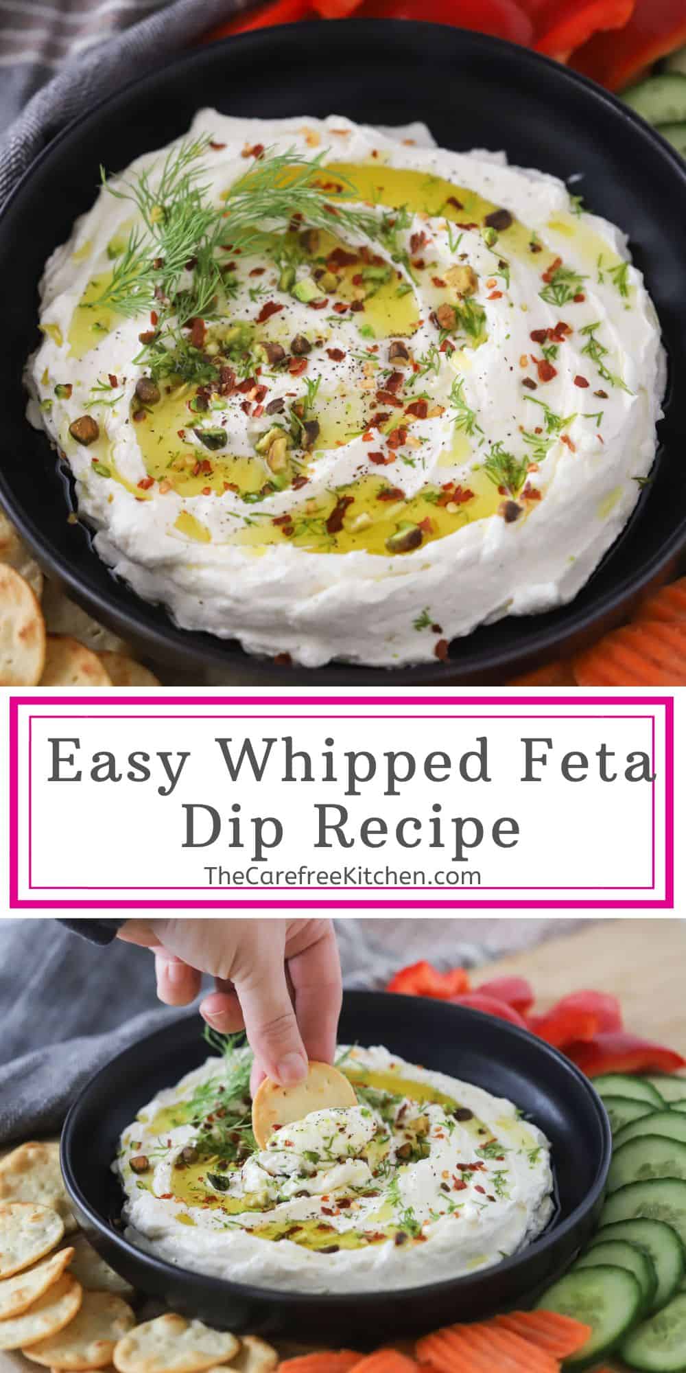 Whipped Feta Dip Recipe - The Carefree Kitchen