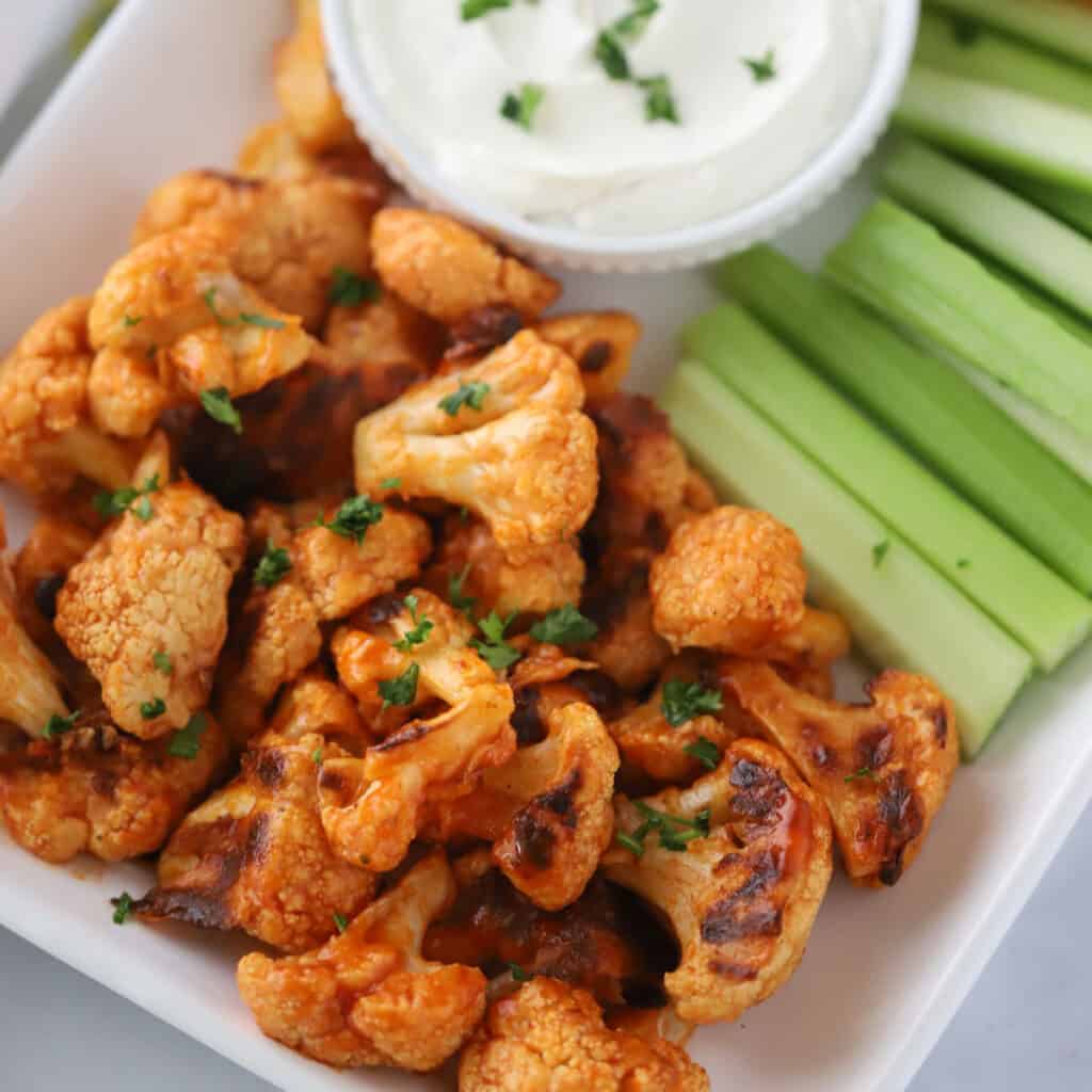 how to make buffalo cauliflower recipe