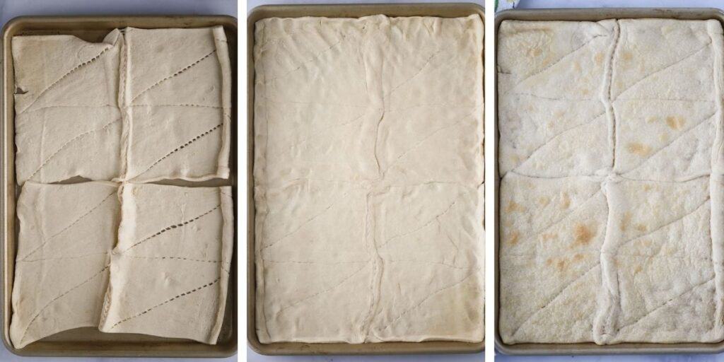 How to make the veggie pizza recipe with crescent rolls, pillsbury crescent roll pizza (veggie).