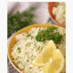 How to make the best Lemon Herb Rice for a delicious side dish