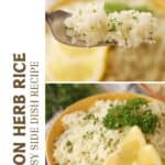 How to make Lemon Herb Rice for an easy side dish recipe