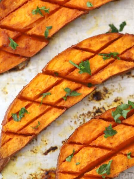 Chipotle and Lime Roasted Sweet potato recipe