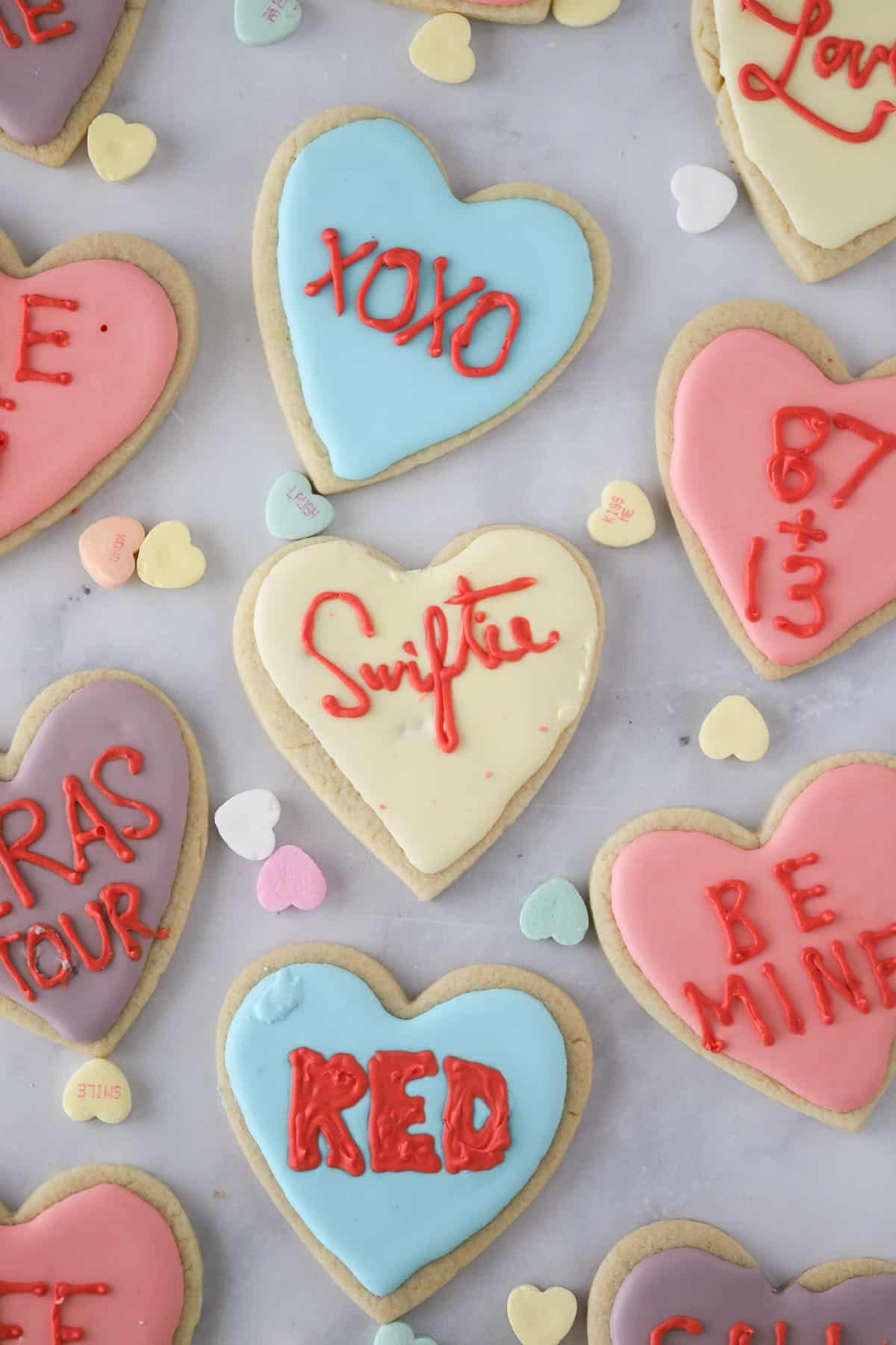 Taylor Swift Sugar Cookies - The Carefree Kitchen