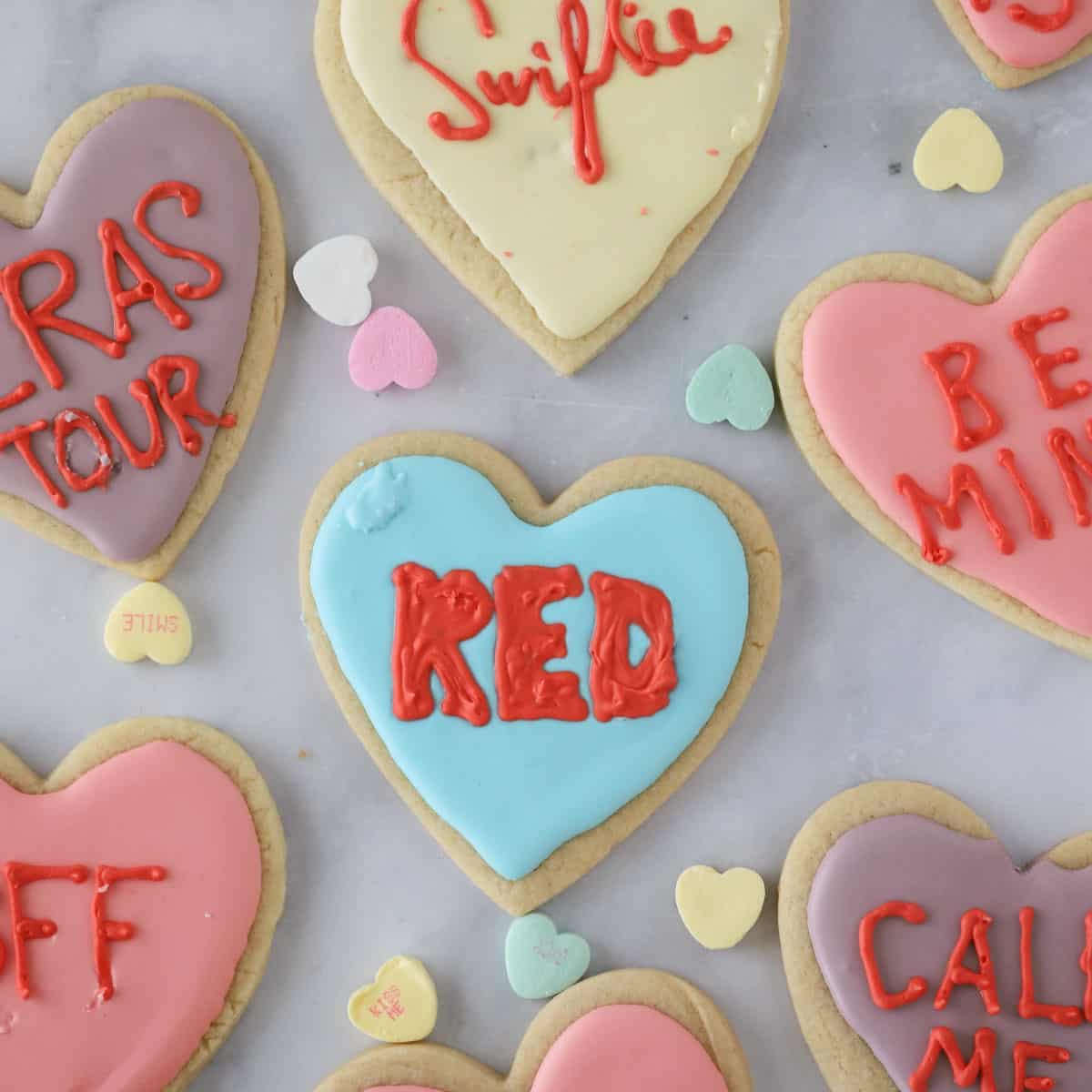 Taylor Swift Sugar Cookies - The Carefree Kitchen