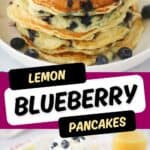 how to make blueberry pancakes recipe.