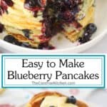 best breakfast or brunch recipe, blueberry pancakes recipe.