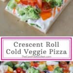 crescent roll veggie pizza recipe