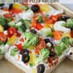 amazing crescent roll veggie pizza recipe