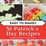St Patrick's Day recipe ideas, rainbow food, st patty's day food ideas