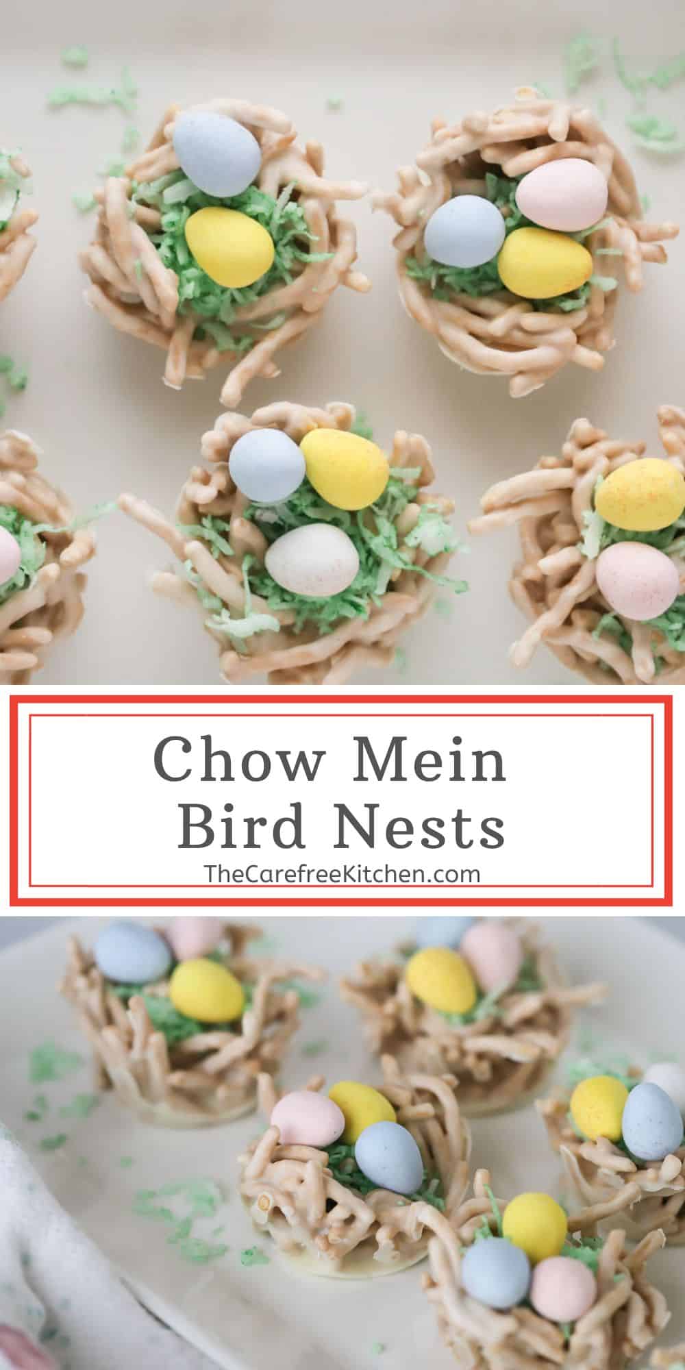 Chow Mein Easter Nests The Carefree Kitchen