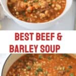 how to make Beef and Barley Soup recipe